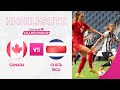 Concacaf Women's Championship 2022 Highlights | Canada vs Costa Rica