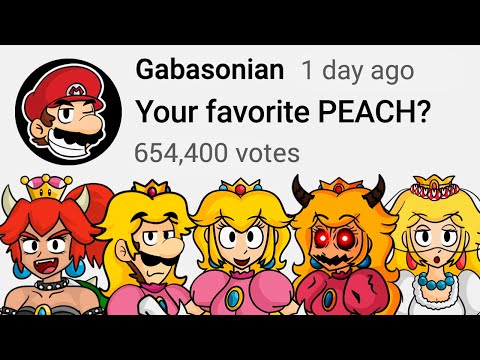 Funny Princess Peach Poll Compilation - Gabasonian