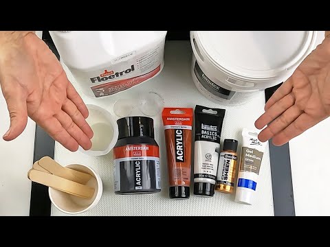 PAINT MIXING VIDEO for the Acrylic Pouring Swipe Technique
