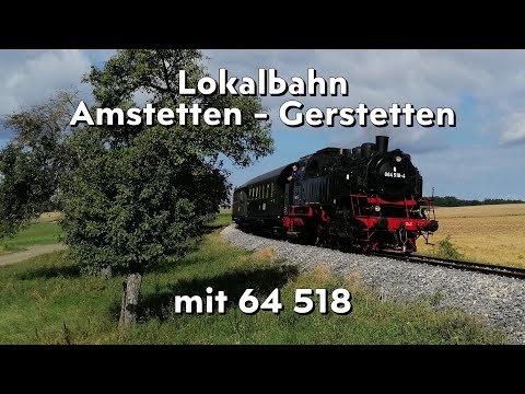 Lokalbahn Amstetten Gerstetten mit 64 518 der Eurovapor