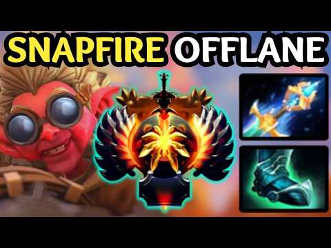 🔥 IMMORTAL SNAPFIRE Offlane — Explosive Domination 🔥 Dota 2 Offlane