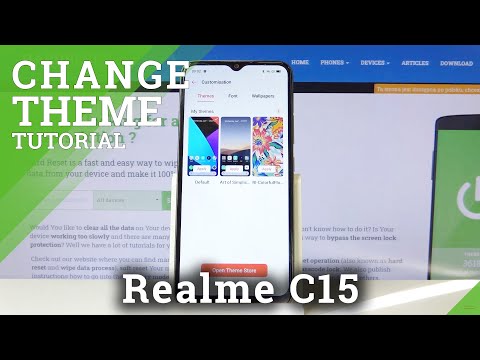 How to Change Device’s Theme in REALME C15 – Refresh System Look