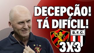 SPORT REAGE E FICA NO EMPATE COM O BOTAFOGO NUM JOGO DE SEIS GOLS!