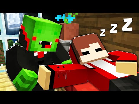 How Mikey Became a Vampire and Bit JJ in Minecraft
