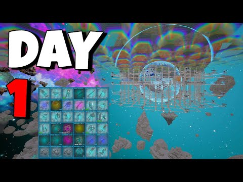 HOW I DOMINATED DAY 1 - MESA SOLO - ARK : Survival Evolved