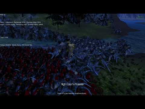 29,000 Spartans vs 4,900 Giant Ogres Closest Battle Ever !!! Ultimate Epic Battle Simulator