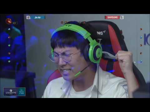 JAG ikssu(Akali) Great Pentakill | LOL Highlights 2017 | The First Pentakill Of LCK 2017 | JAG vs SS