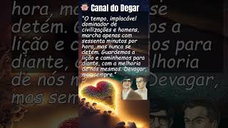 ❤ FRASES ESPIRITAS 01 CHICO XAVIER O TEMPO IMPLACAVEL #canaldodegarshorts