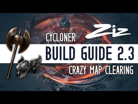 Path of Exile 2.3 - Aoe Cycloner - Crazy map clearer!