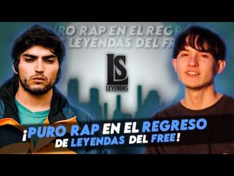 ¡PURO RAP EN EL REGRESO DE LEYENDAS DEL FREE! | NAIT VS TOMASYDAS