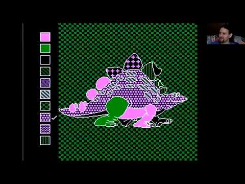 Jeremy Tries: Color a Dinosaur (NES)