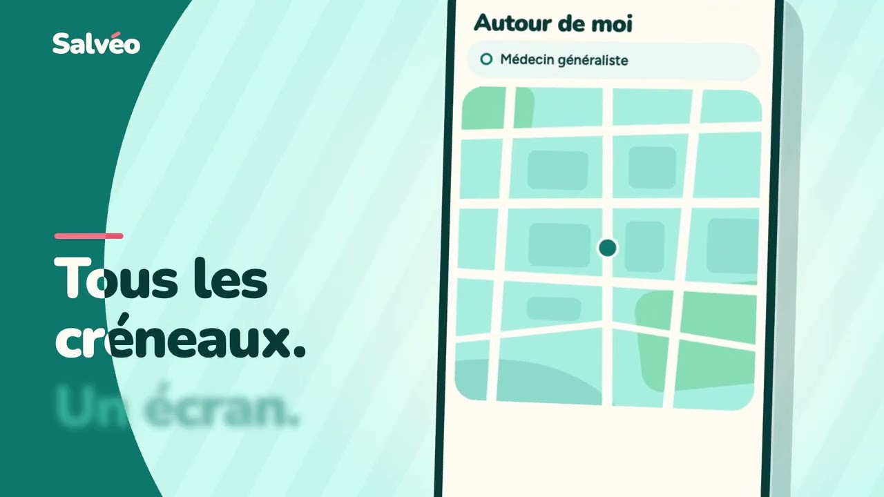 Vignette de la vidéo Salvéo — Prise de rendez-vous médical