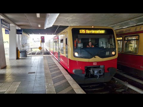 S-Bahn Berlin | Mitfahrt in der S75 von Warschauer Straße bis Springpfuhl in der BR 481 Mod 363-0