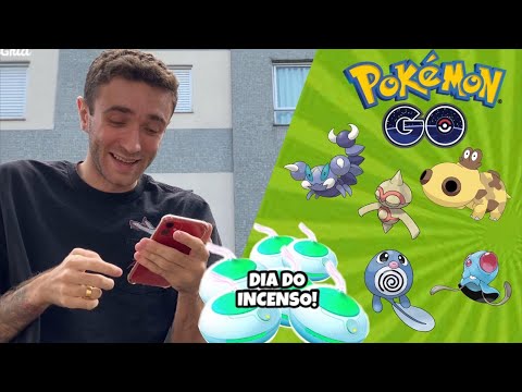 DIA DO INCENSO. 📆💨 CONSEGUIMOS CAPTURAR 9 SHINYS. ✨😱 EVENTO DE 6 HORAS! PARECIA DIA COMUNITÁRIO! 🤣