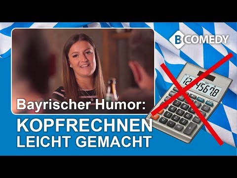 B-COMEDY: KOPFRECHNEN im bayrischen Wirtshaus