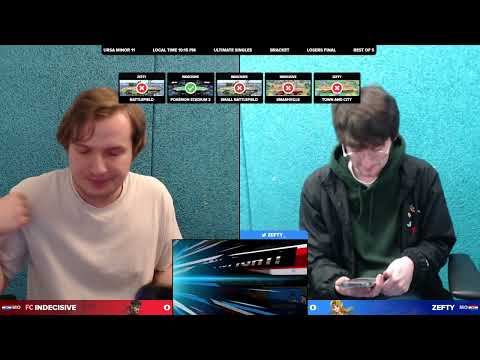 URSA MINOR 11 - Zefty (Zelda) Vs. indecisive (Snake) - Losers Finals - SSBU