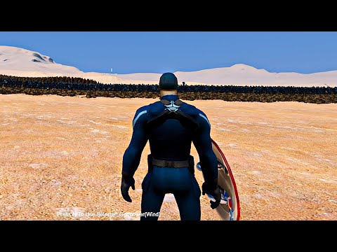 500 CAPTAIN AMERICA vs 50000 MUMMY WARRIORS - Ultimate Epic Battle Simulator (UEBS)