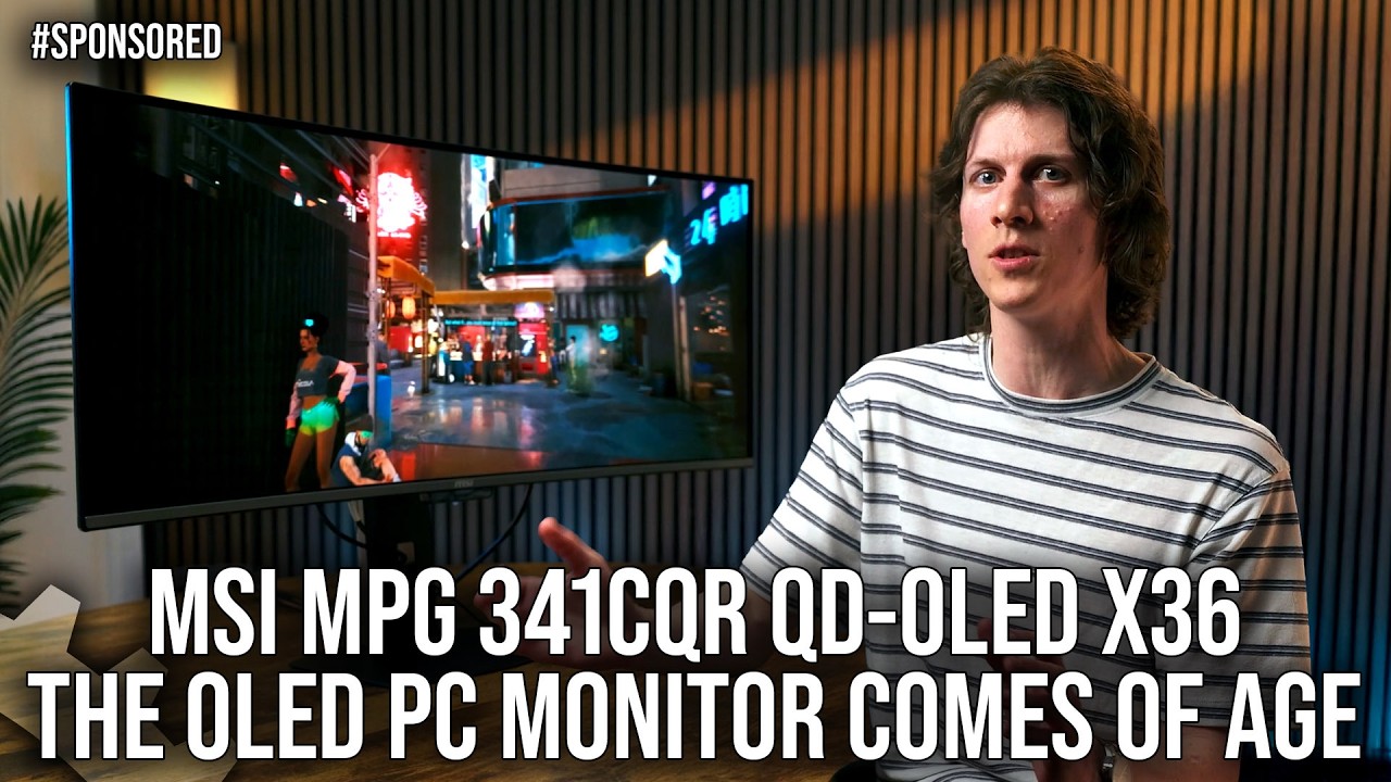 MSI MPG 341CQR QD-OLED X36 Monitor - The Ultrawide PC OLED Has Come of Age [Sponsored]