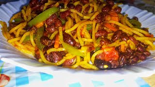 HOW TO COOK SPAGHETTI AND BEANS