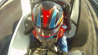 preview picture of video 'Sprint Car In Car Camera Knoxville 360 sprint car'