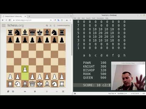 How does a chess engine pick up the best move in the position