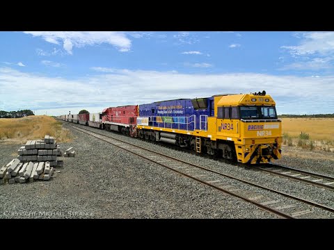 Late Running 4MP5 Pacific National Container Train (6/1/2022) - PoathTV Australian Railways