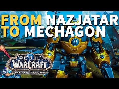 How to get from Nazjatar to Mechagon WoW Horde