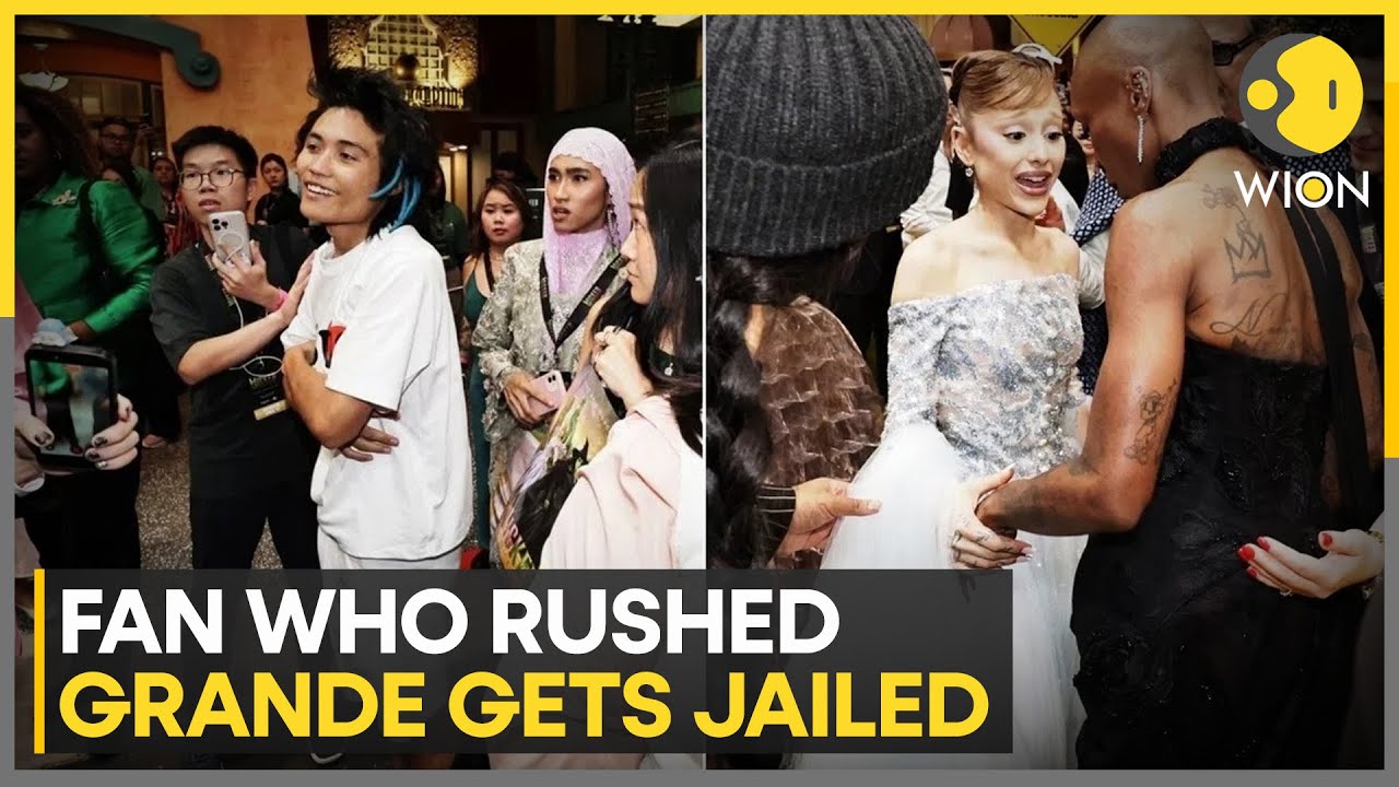 Man Who RUSHED Ariana Grande at 'Wicked' Singapore Premiere Sentenced! | Johnson Wen Arrested | WION