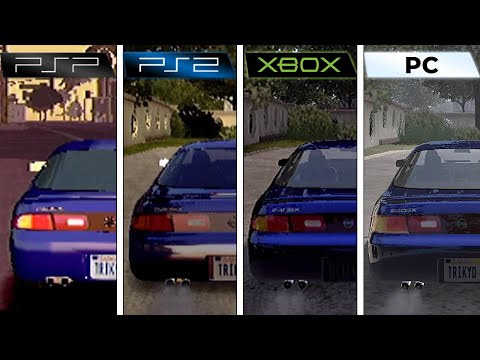 L.A. Rush (2005) PSP vs PS2 vs XBOX vs PC (Graphics Comparison)