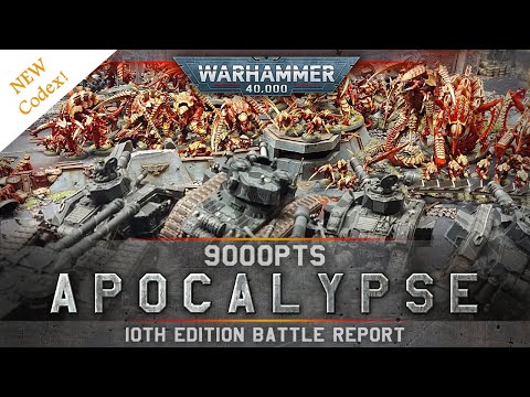 Tyranids vs Astra Militarum APOCALYPSE 9000pts Warhammer 40K 10th Edition THE BEAST!