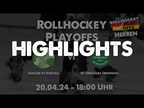Highlights Rollhockey Playoffs 2024 - Hülser SV Krefeld -vs- SK Germania Herringen