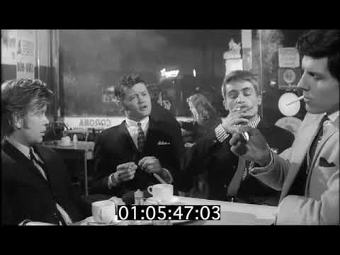 Teddy Boys in a Soho Cafe, 1950s, 1960s, UK