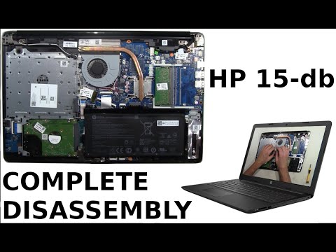 HP 15-D 15-DB 15 DB011dx Take Apart Complete Disassembly Teardown