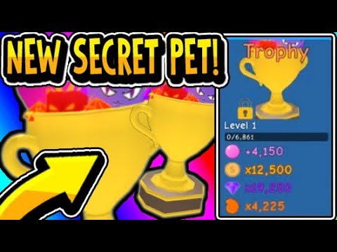 "ALL NEW 300M EGG SECRET TROPHY PET UPDATE 20!!" Bubble Gum Simulator [🏆300M🏆] Update 20 (Roblox)