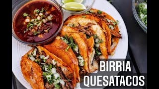 EASY BIRRIA QUESATACOS CON CONSOMÉ | MUST TRY RECIPE!