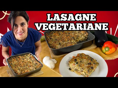 VEGETARIAN LASAGNE 🌿 Creamy, stringy, and packed with veggies! The comfort food you'll fall in lo...