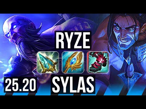 RYZE vs SYLAS (MID) | Legendary | VN Challenger | 25.20