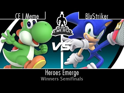 CE | Meme (Yoshi) vs BluStriker (Sonic) - Winners Semifinals - Heroes Emerge 2020