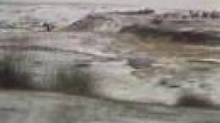 preview picture of video 'Empire Builder eastbound Arrival into Cut Bank MT 2007-04-02'