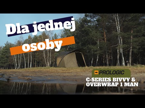 Jednoosobowy namiot karpiowy z narzutą - Prologic C-Series Bivvy & Overwrap 1 man