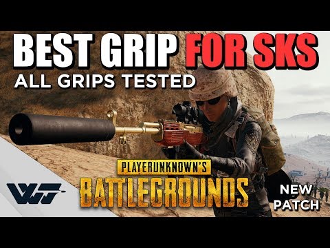 GUIDE: Best GRIP for the SKS (Some grips should NOT be used at all) - PUBG