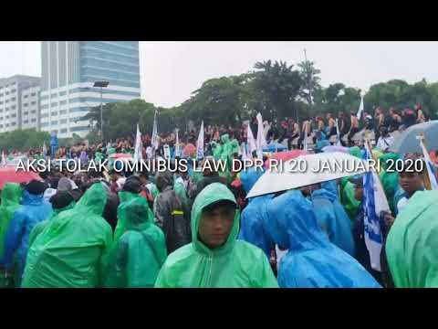 Tolak OmniBuslaw UU Ciptaker 20 Januari 2020