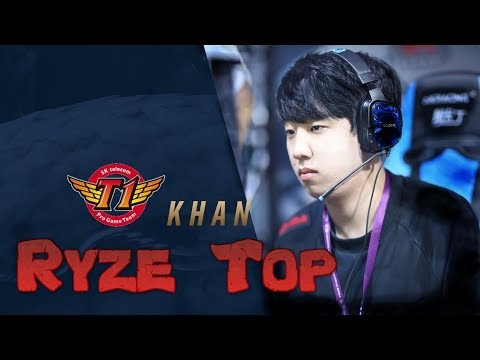 SKT Khan - Ryze Top - LoL Season 9 KR Ranked | League Of Legends