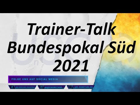 Bundespokal Süd 2021 | Trainertalk aus der Schänzlehalle