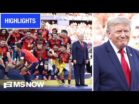 ‘EMBARRASSING for us’: MS NOW reacts to Trump’s behavior at World Cup final | COMPILATION