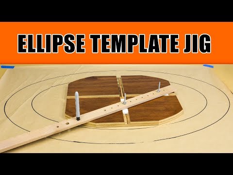 How to Make an Ellipse Template Jig / Oval Template Jig