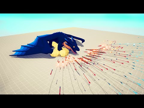 HOW MANY ARCHERS can STOP a DRAGON Part 1 | TABS - Totally Accurate Battle Simulator