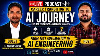 Test Automation to GenAI Engineer | 15+ Years IT Journey | Real AI Project Experience