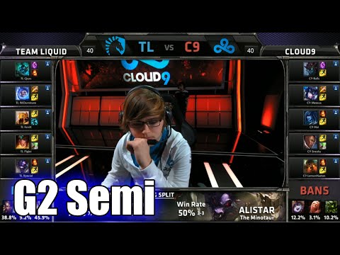 Cloud 9 vs Team Liquid | Game 2 Semi Finals S5 NA LCS Spring 2015 playoffs | C9 vs TL G2 VOD