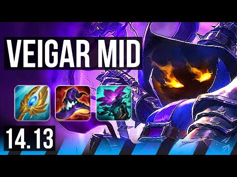 VEIGAR vs CORKI (MID) | 8/1/9, Legendary | NA Challenger | 14.13